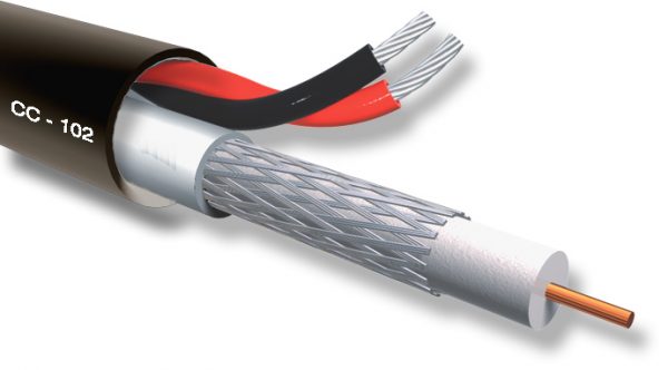 Καλώδιο CC-102 Υπόγειο ανθυγρό CCTV RG59+2X0,50mm BIOKAL