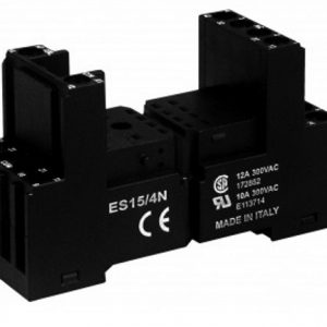 Βάση ράγας ρελέ PCB 4 επαφών ES15-4N ERSCE