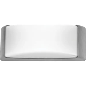 Απλίκα επίτοιχη πλαστική γκρί 1XE27 FOS ME 21-0112-10