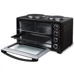 Φουρνάκι ηλεκτρικό με 2 εστίες 3200W 30L LIFE Kouzinaki 302