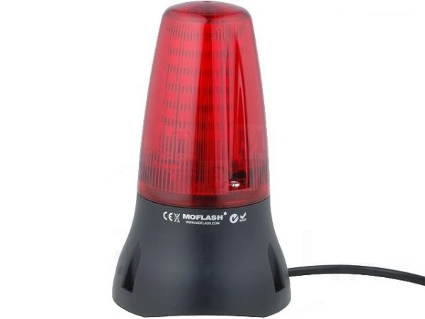 Φλάς κόκκινο Led 230V IP65 LEDD125 MOFLASH