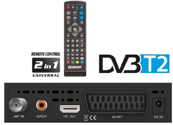 Δέκτης επίγειος ψηφιακός DVB-T2 Full HD PICCO T2 EDISION - Image 2