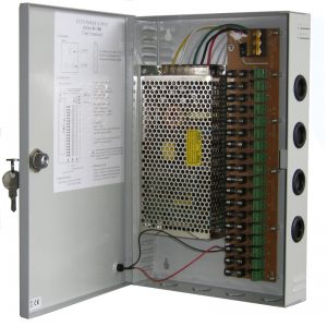 PSU-2281 Τροφοδοτικό σε κουτί switching 12V 10A 18 εξόδων REALSAFE