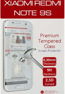 TEMPERED GLASS XIAOMI REDMI NOTE 9S 6.67 9H UN-PR-UL3XREN9S"